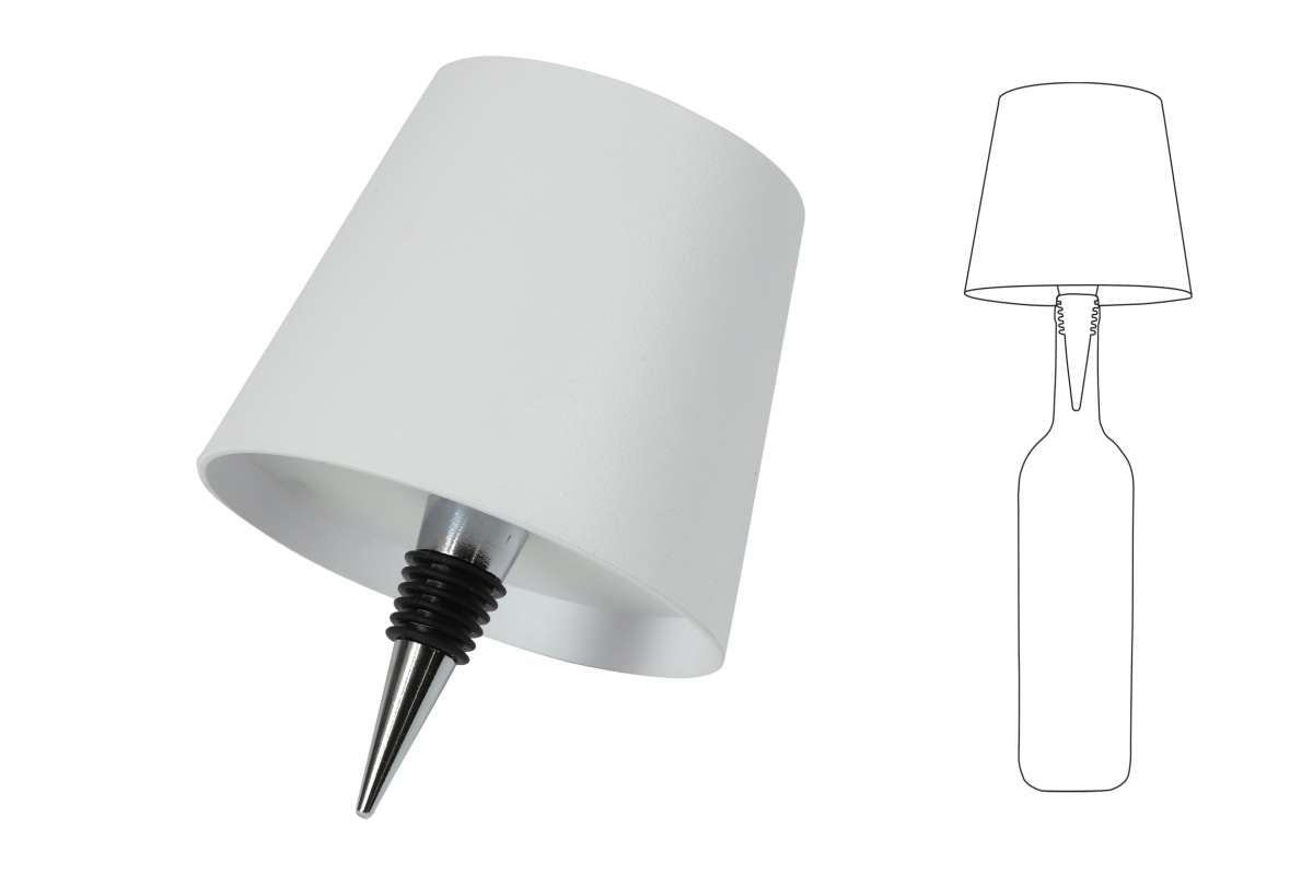 LED Tischlampe mit Flaschenkorken