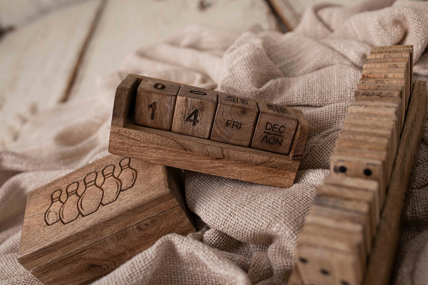 wooden calender