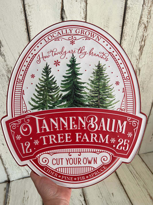 Farmhaus-Metallschild