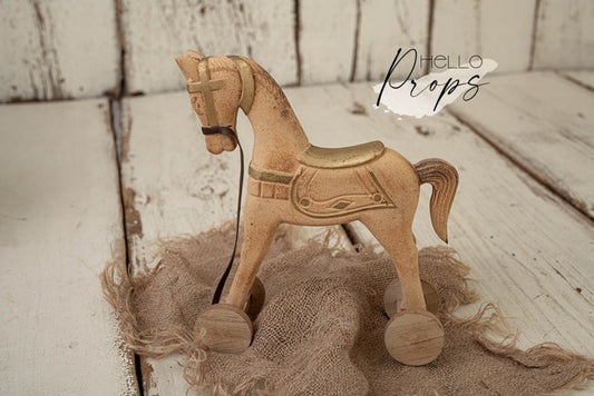 Holzpferd auf Rollen Sonderpreis