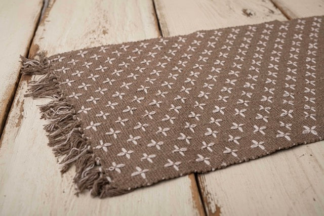 Cozy brown carpet
