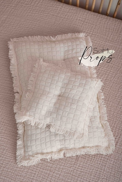 Matratzen Set weiß mit Struktur