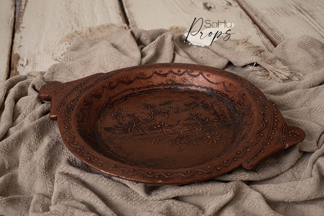 Brown platter