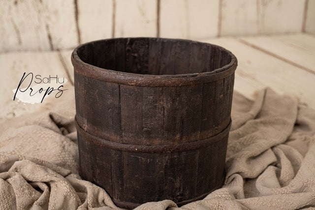 antique water bucket