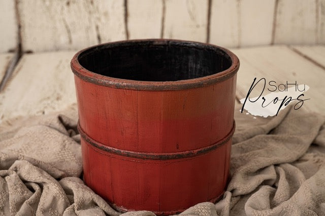 antique water bucket