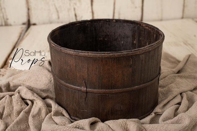 antique water bucket