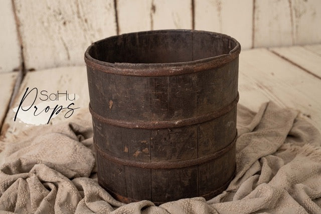 antique water bucket