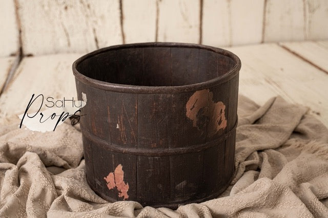 antique water bucket