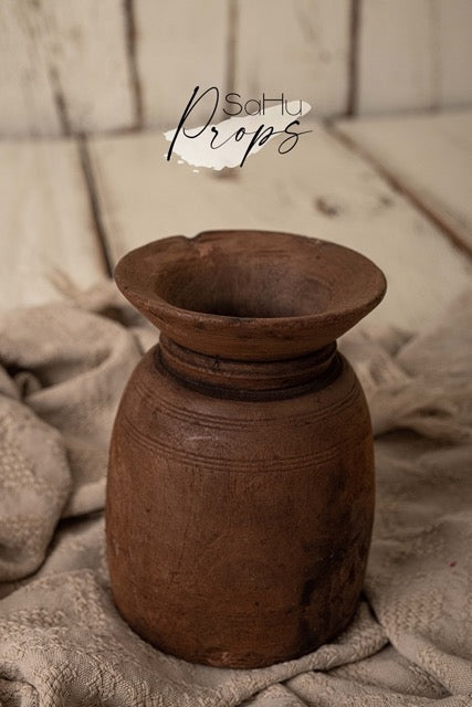 Holzvase klein