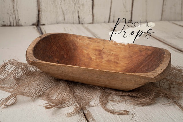 Wooden throug