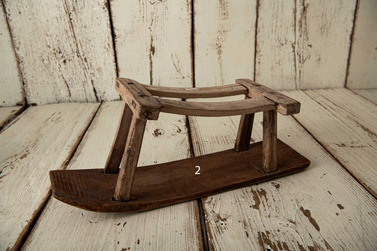antiker Holzschlitten