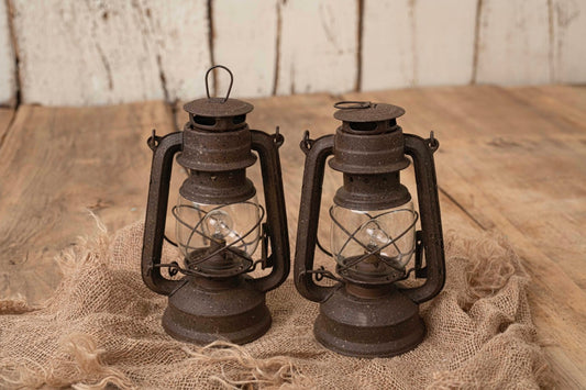 Deko Öllampe XL Rost