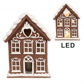 Lebkuchenhaus mit LED