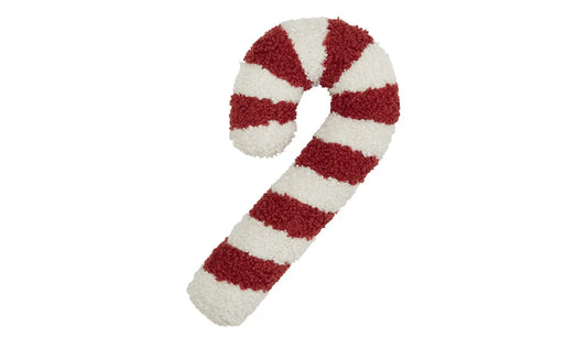 Candy cane Pillow light red