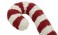 Candy cane Pillow light red