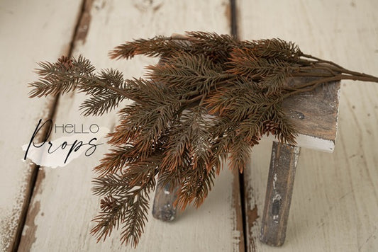 Tannenzeig grün-braun