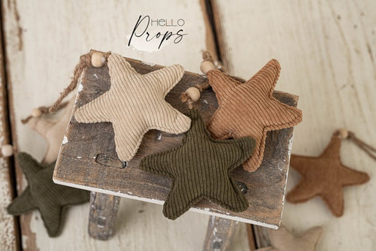 Nostalgischer Stoffstern