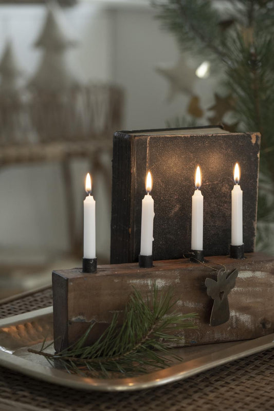 Kerzenhalter für 4 dünne Kerzen