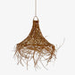 fringe rattan lampshade