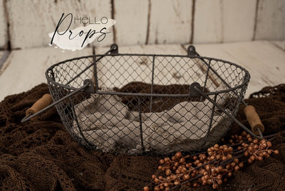 Wire basket oval