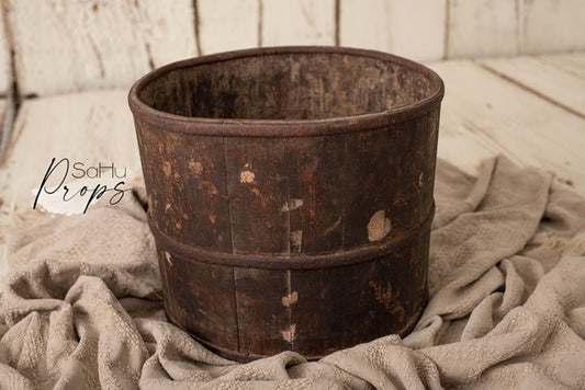 antique water bucket